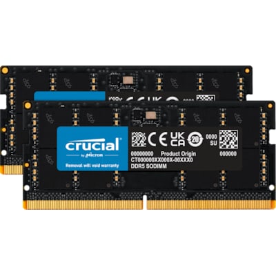 Image of 64GB (2x32GB) Crucial DDR5-5200 CL 42 SO-DIMM RAM Notebook Speicher Kit