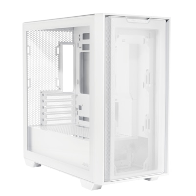 Image of ASUS A21 Micro-ATX Gaming Gehäuse Gehäuse mit Seitenfenster weiß