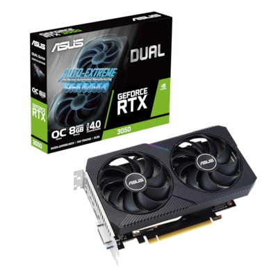 Image of ASUS GeForce RTX 3050 Dual OC V2 8GB GDDR6 Grafikkarte 1xDP/1xHDMI/1xDVI