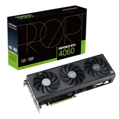 Image of ASUS ProArt GeForce RTX 4060 OC Gaming Grafikkarte 8GB GDDR6, 1xHDMI, 3xDP