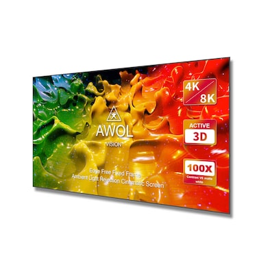 Image of AWOL Vision Cinematic ALR Beamer Leinwand, 100" 223,4 x 126,5 x 2,5cm