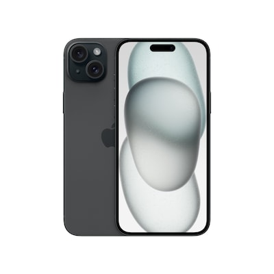 Image of Apple iPhone 15 Plus - 5G Smartphone - Dual-SIM / Interner Speicher 128GB - OLED-Display - 6,7 - 2796 x 1290 pixels - 2 x Rückkamera 48 MP, 12 MP - front camera 12 MP - Schwarz (MU0Y3ZD/A)