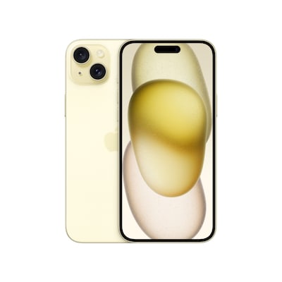 Image of Apple iPhone 15 Plus - 5G Smartphone - Dual-SIM / Interner Speicher 128GB - OLED-Display - 6,7 - 2796 x 1290 pixels - 2 x Rückkamera 48 MP, 12 MP - front camera 12 MP - Gelb (MU123ZD/A)