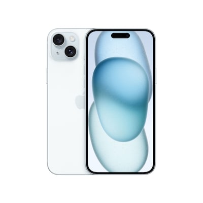 Image of Apple iPhone 15 Plus - 5G Smartphone - Dual-SIM / Interner Speicher 256GB - OLED-Display - 6,7 - 2796 x 1290 pixels - 2 x Rückkamera 48 MP, 12 MP - front camera 12 MP - Blau (MU1F3ZD/A)