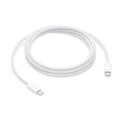 Image of Apple - USB-Kabel - 24 pin USB-C (M) zu 24 pin USB-C (M) - 2,0m - unterstützt bis zu 240 W Spannungsversorgung (MU2G3ZM/A)