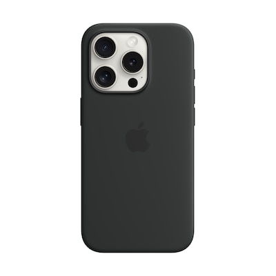 Image of Apple Original iPhone 15 Pro Silicone Case mit MagSafe - Schwarz