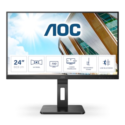 Image of AOC 24P2QM 60,5cm (23,8") FHD VA Office Monitor 16:9 HDMI/DP/DVI/VGA/USB 75Hz