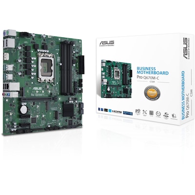 Image of ASUS Pro Q670M-C-CSM mATX Mainboard Sockel 1700 M2/HDMI/2xDP