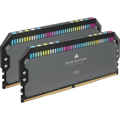 Image of Corsair Dominator Platinum RGB 64GB DDR5 -5600 Kit (2x32GB), CL40, gr.