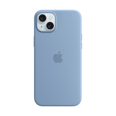 Image of Apple - Hintere Abdeckung für Mobiltelefon - kompatibel mit MagSafe - Silikon - Winter Blue - für iPhone 15 Plus (MT193ZM/A)