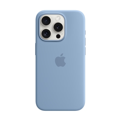 Image of Apple Original iPhone 15 Pro Silicone Case mit MagSafe - Winterblau