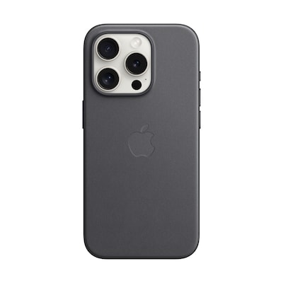 Image of Apple Original iPhone 15 Pro Feingewebe Case mit MagSafe - Schwarz