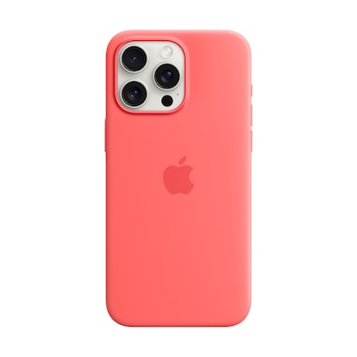 Image of Apple Original iPhone 15 Pro Max Silicone Case mit MagSafe - Guave