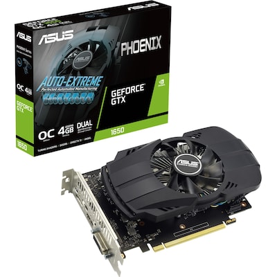 Image of ASUS GeForce GTX 1650 OC Phoenix EVO 4GB GDDR6 Grafikkarte DP/HDMI/DVI