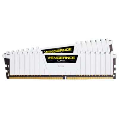 Image of Corsair Vengeance LPX 16GB DDR4-3200 Kit (2x8GB) K2, CL15, weiß