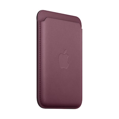 Image of Apple - Tasche für Mobiltelefon / Kreditkarte - kompatibel mit MagSafe - Microtwill, FineWoven - Aubergine - für iPhone 12, 13, 14, 15 (MT253ZM/A)