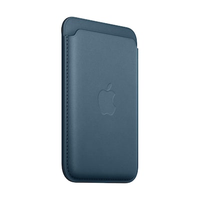 Image of Apple Original Feingewebe Wallet mit MagSafe - Pazifikblau