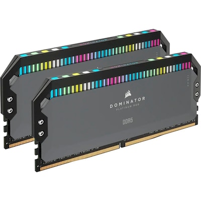 Image of 64GB (2x32GB) CORSAIR Dominator Platinum RGB DDR5-6000 RAM CL36 Speicherkit