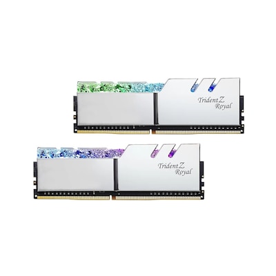 Image of 32GB (2x16GB) GSkill TridentZ Royal Silber DDR4-4400 CL17 RAM Speicher Kit