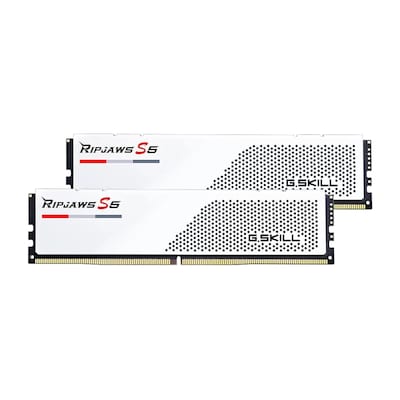 Image of 64GB (2x32GB) GSkill Ripjaws S5 White DDR5-5200 CL36 RAM Speicher Kit