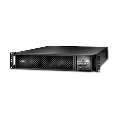 Image of APC Schneider APC Smart-UPS SRT 1500VA RM - USV (in Rack montierbar/extern) - Wechselstrom 220/230/240 V - 1.5 kW - 1500 VA - RS-232, USB - Ausgangsanschlüsse: 6 - PFC - 2U - Schwarz (SRT1500RMXLI)