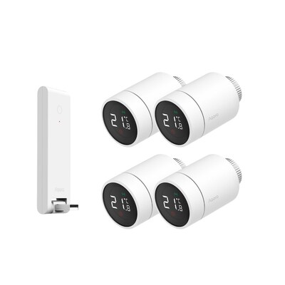 Image of Aqara Starter Set Smarte Heizung • 4 Heizkörperthermostate • Hub E1 Homekit