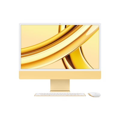 Image of Apple iMac 24" Retina 4,5K 2023 M3/16/256GB 10C GPU Gelb Num BTO