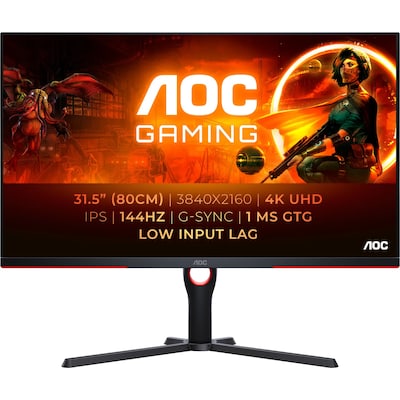 Image of AOC AGON U32G3X 80cm (31,5") 4K IPS Gaming Monitor 16:9 HDMI/DP 144Hz 1ms Sync