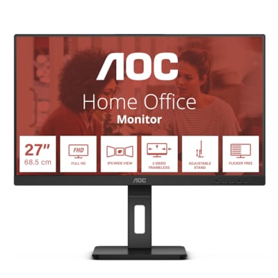 Image of AOC 27E3QAF 68,6cm (27") FHD IPS Office Monitor 16:9 HDMI/DP/VGA 75Hz 4ms Sync