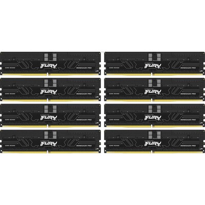 Image of 128GB(8x16) Kingston FURY Renegade Pro DDR5-6400 RAM CL32 ECC Reg RDIMM Speicher