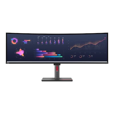 Image of Lenovo ThinkVision P49w-30 124,5cm (49") DQHD 32:9 curved Monitor HDMI/DP/USB-C