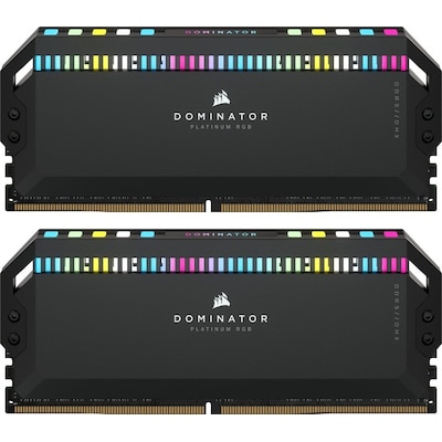 Image of 64GB (2x32GB) Corsair Dominator Platinum RGB DDR5-6600 CL32 Speicher Kit