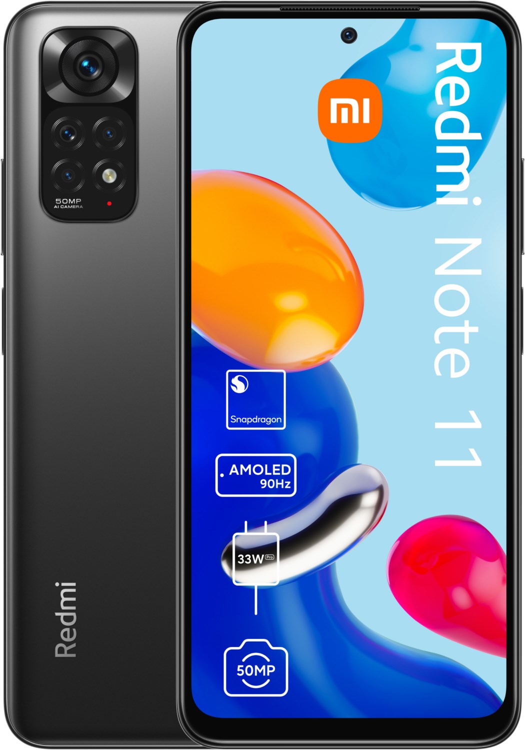 Image of Redmi Note 11 (4GB+128GB) Smartphone graphite gray