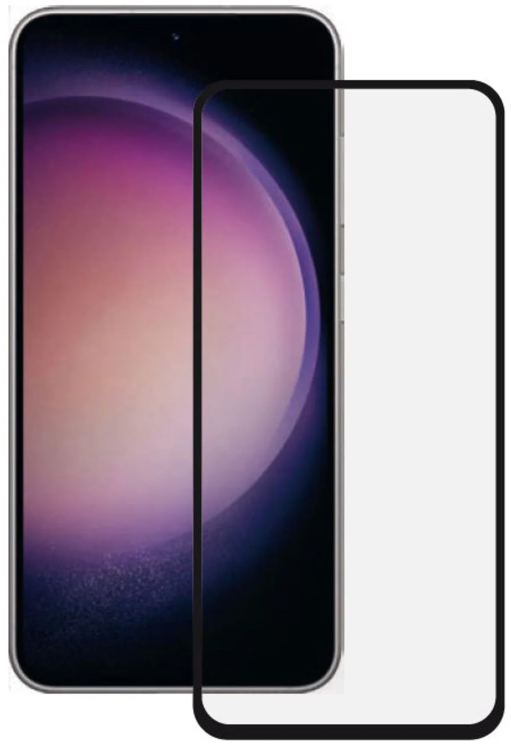 Image of 2,5D FullScreen Displayschutzglas für Galaxy S23 FE transparent