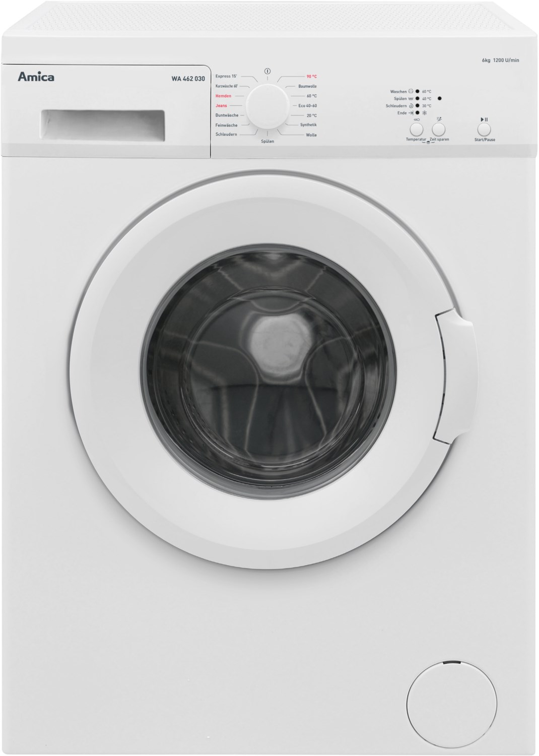 Image of WA 462 030 Stand-Waschmaschine-Frontlader weiß / D