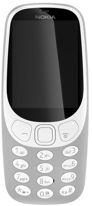 Image of 3310 (2017) Dual-SIM Tasten Handy grau