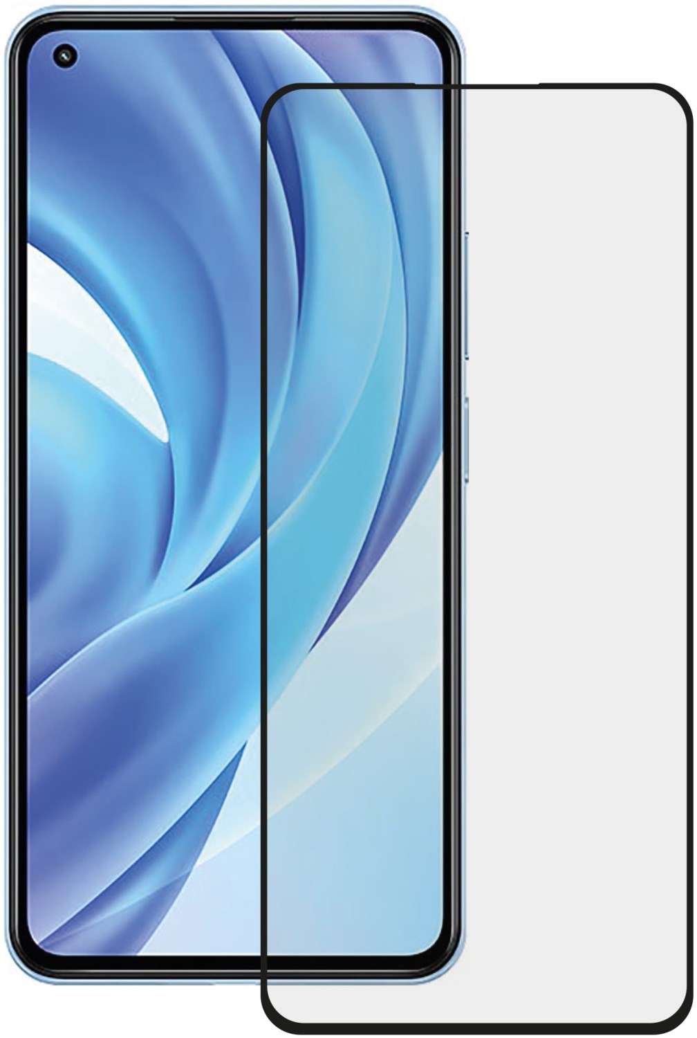 Image of 2.5D Fullscreen Displayschutzglas für Xiaomi MI 11 lite transparent