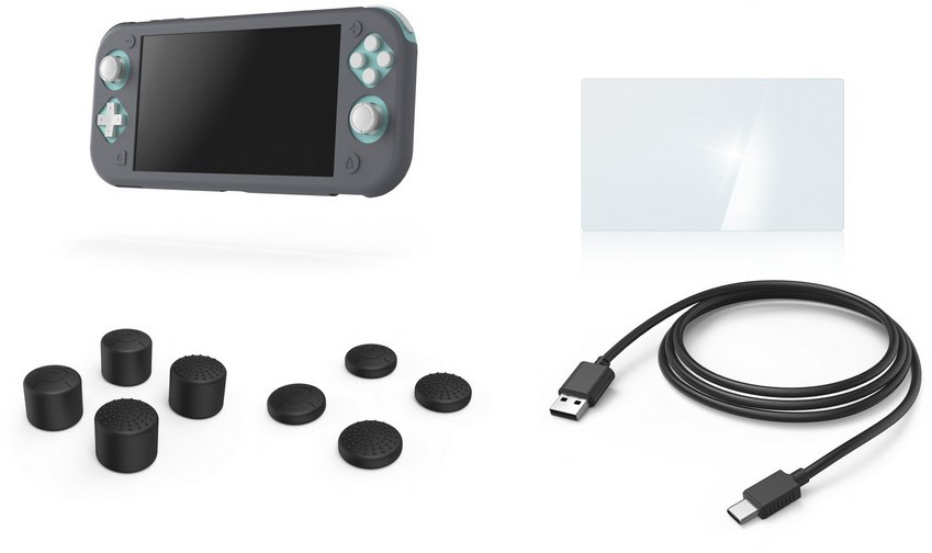 Image of 11in1-Zubehör-Set für Nintendo Switch Lite schwarz