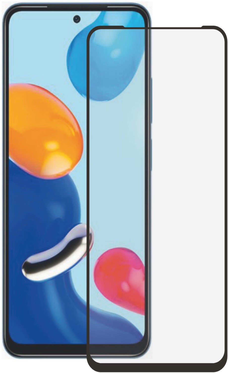 Image of 2.5D FullScreen Displayschutzglas für Xiaomi Redmi Note 11/11s transparent