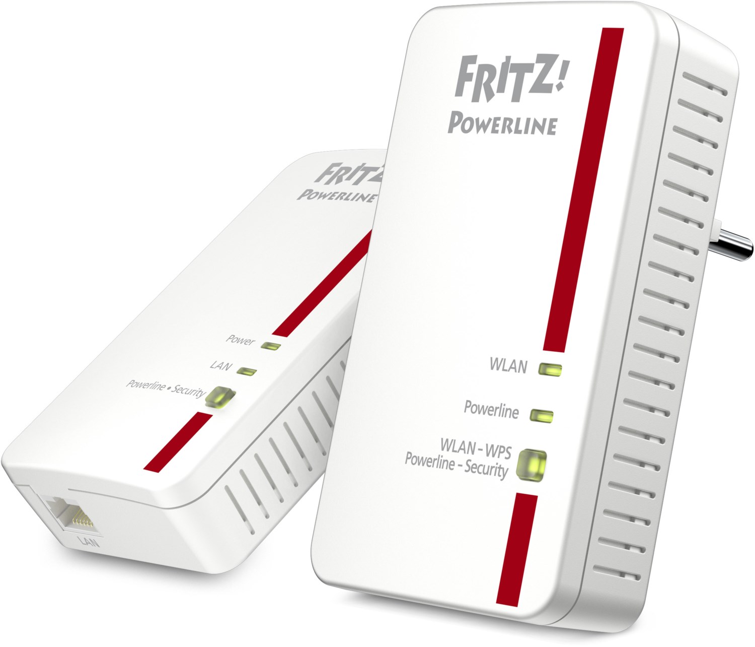 Image of FRITZ!Powerline 1240E WLAN Set weiß/rot