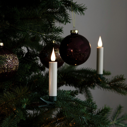 Image of Konstsmide LED-Weihnachtsbaumkerzen, weiß - weiss