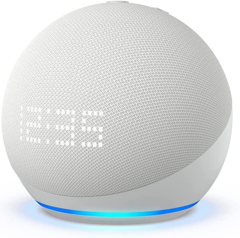 Image of Echo Dot (5. Gen) mit Amazon Alexa Dual-Band (2,4 GHz/5 GHz) (Weiß)