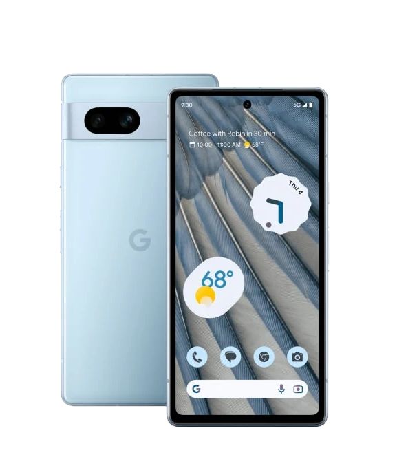 Image of Pixel 7a 5G Smartphone 15,5 cm (6.1 Zoll) 128 GB Android 64 MP Dual Kamera Dual Sim (Sea) (Blau)