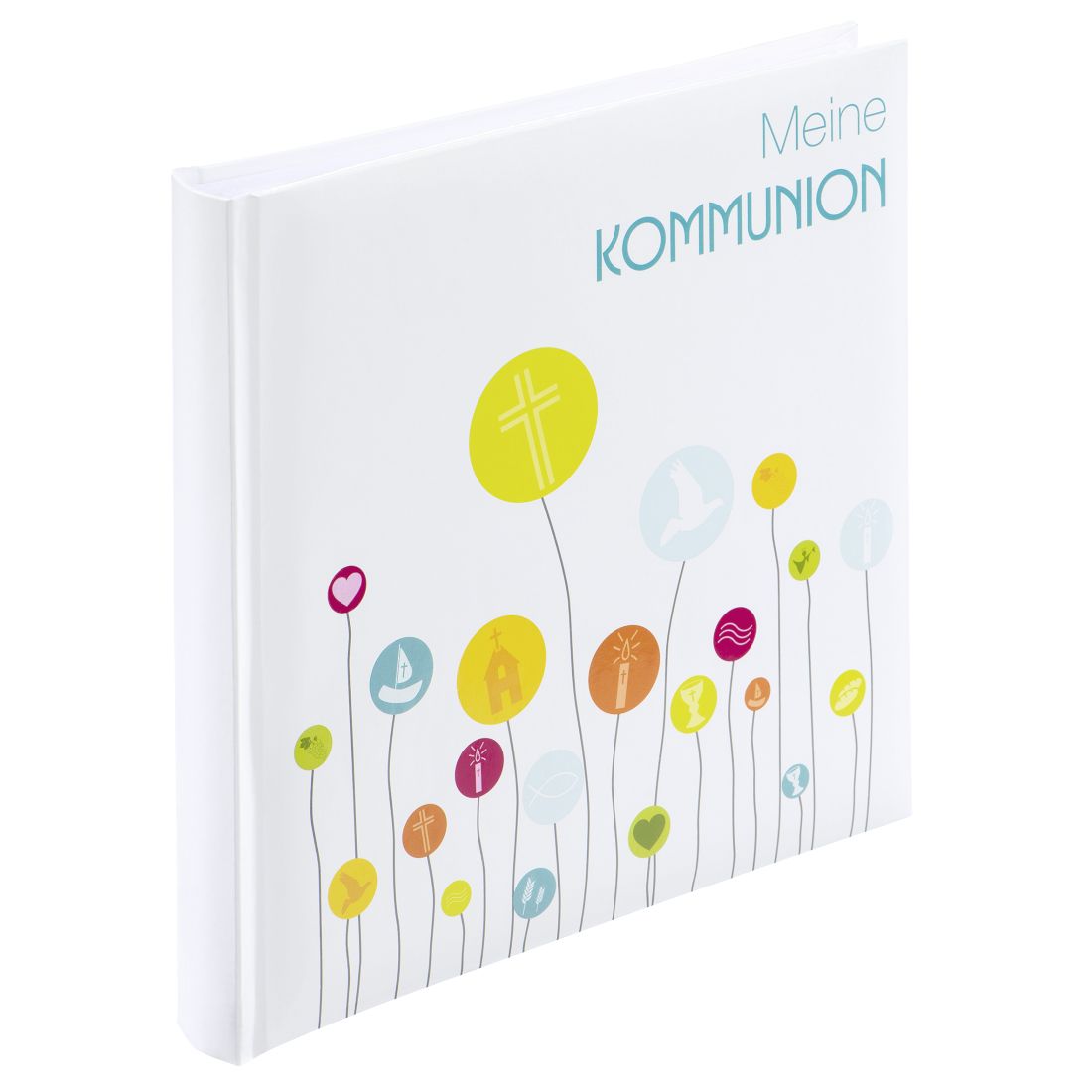 Image of 2753 Buch-Album "Kommunion" 50 weiße Seiten 25x25cm Weiß