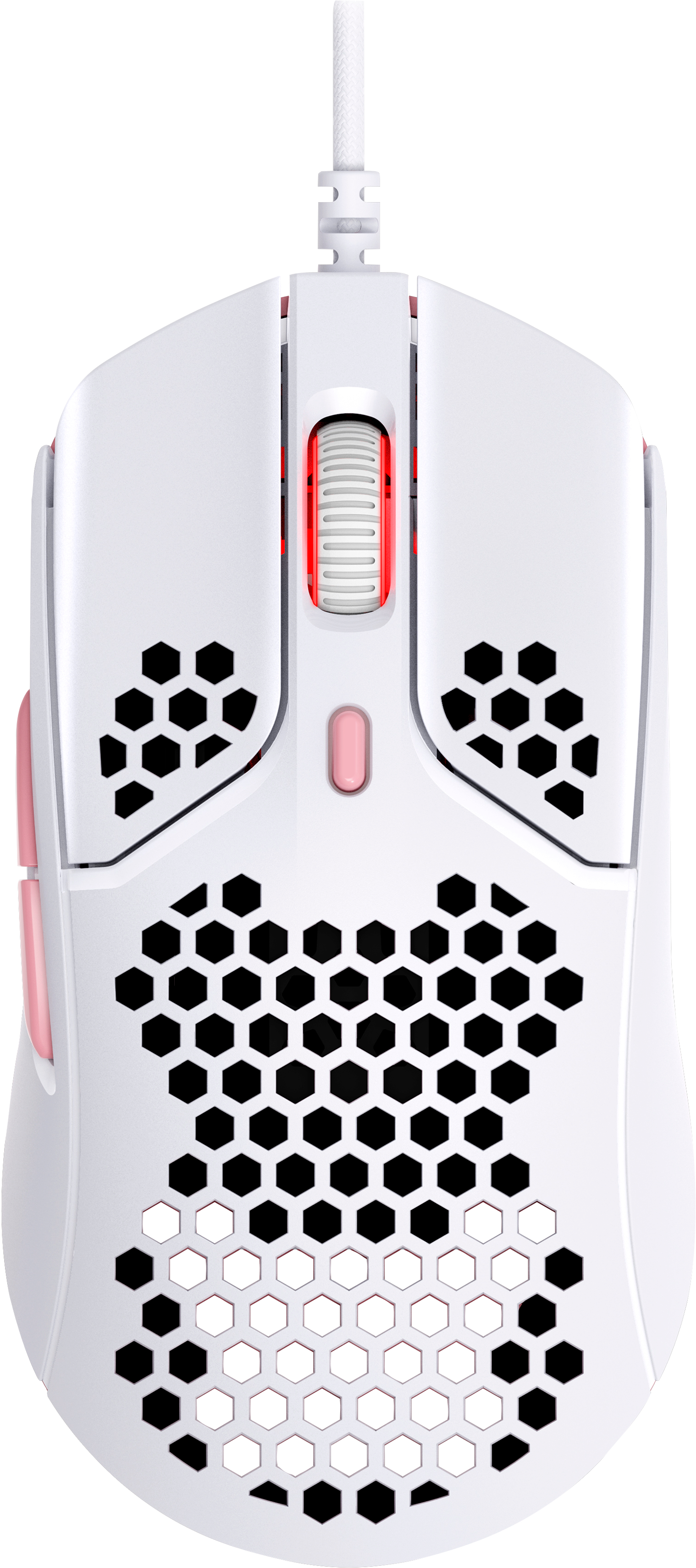 Image of HyperX Pulsefire Haste 3200 DPI Gaming Maus Optisch (Pink, Weiß) (Pink, Weiß) (Versandkostenfrei)