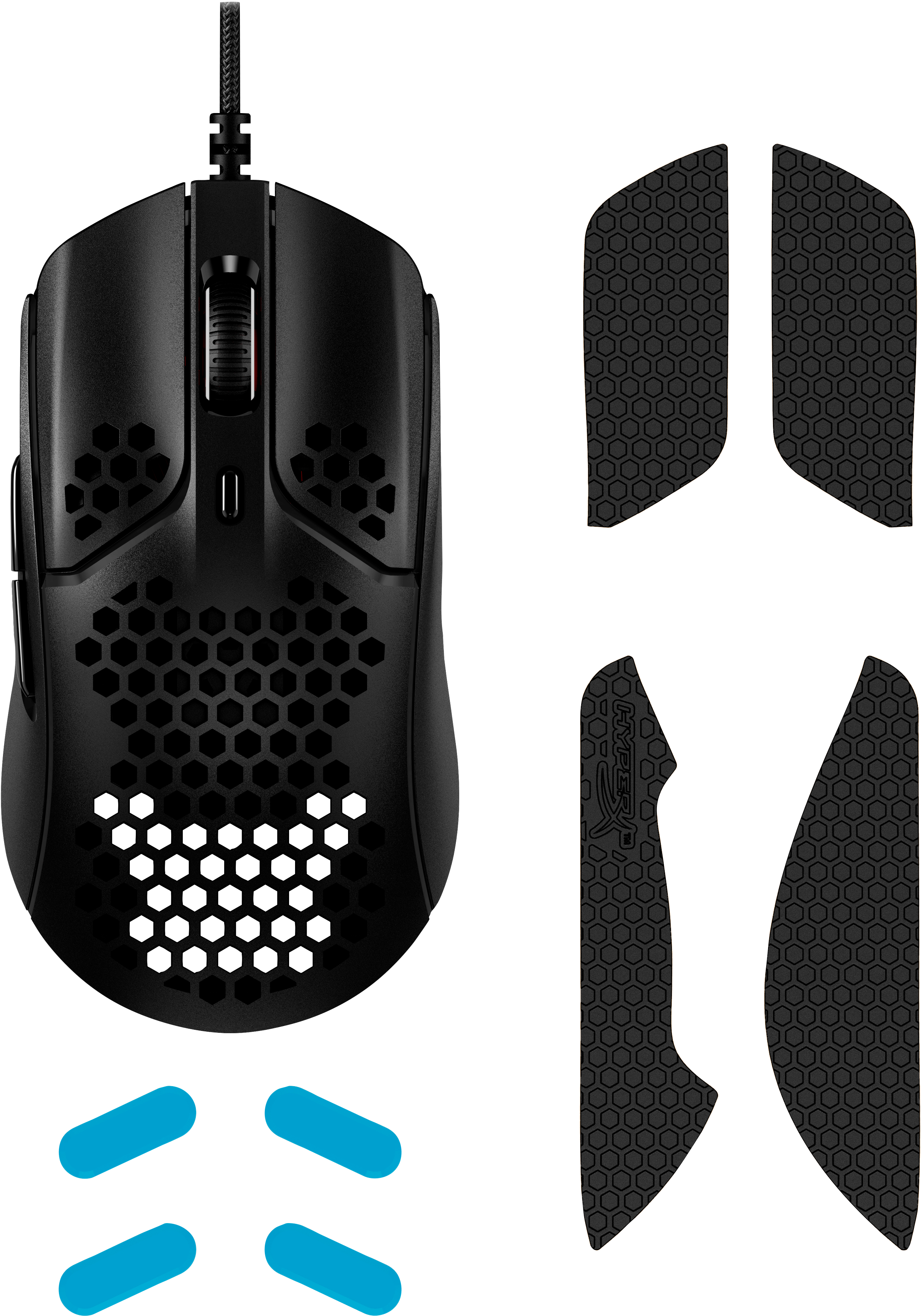 Image of HyperX Pulsefire Haste 16000 DPI Gaming Maus Optisch (Schwarz) (Schwarz)