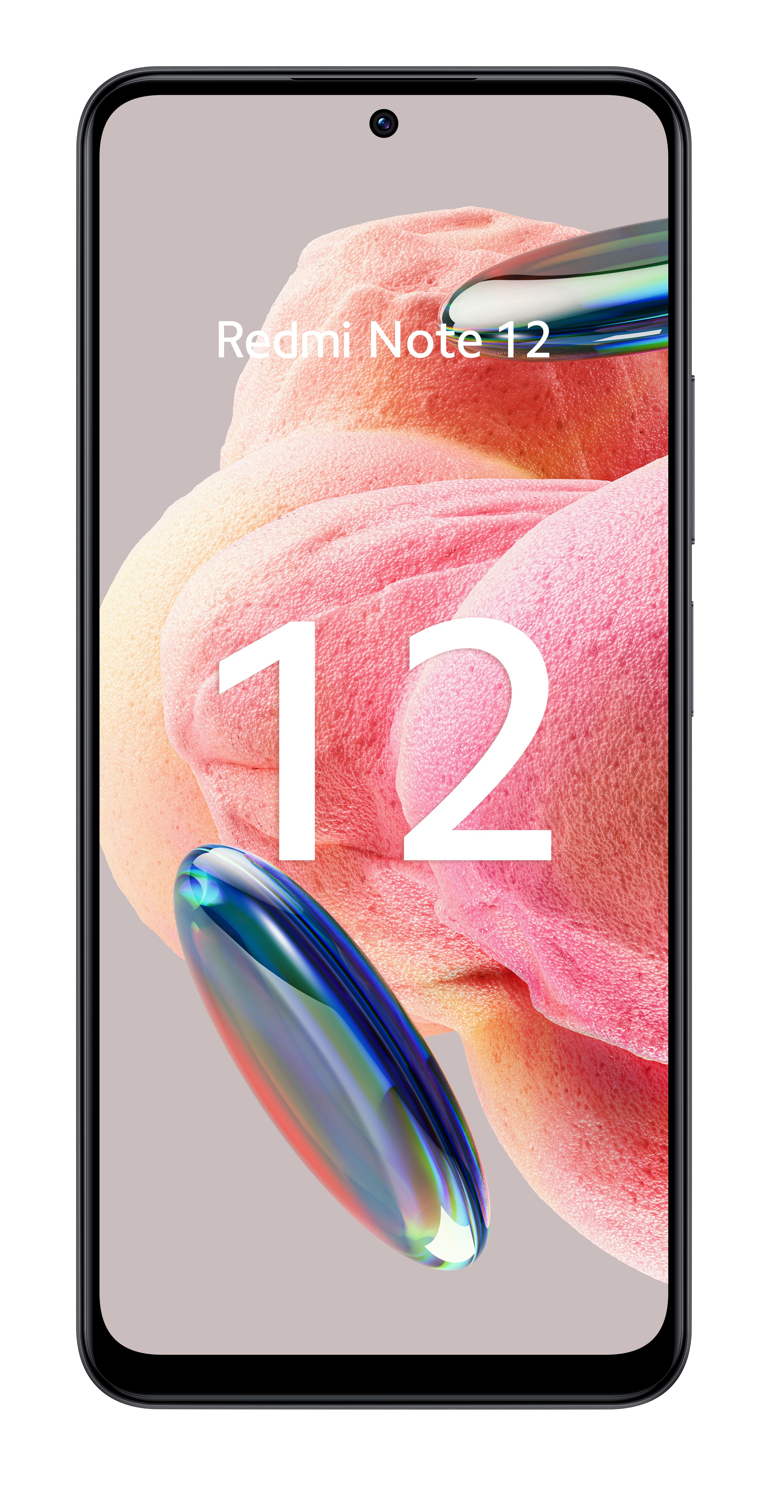 Image of Redmi Note 12 4G Smartphone 16,9 cm (6.67 Zoll) 128 GB Android 50 MP Dreifach Kamera Dual Sim (Onyx Gray) (Grau)
