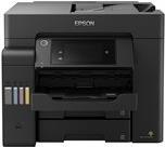 Image of Epson EcoTank ET-5800 - Multifunktionsdrucker - Farbe - Tintenstrahl - A4 (210 x 297 mm) (Original) - A4 (Medien) - bis zu 32 Seiten/Min. (Drucken) - 550 Blatt - 33.6 Kbps - USB 2.0, LAN, Wi-Fi(ac) - Schwarz (C11CJ30401)