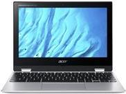 Image of Acer Chromebook Spin 311 CP311-3H - Flip-Design - MT8183 / 2 GHz - Chrome OS - Mali-G72 MP3 - 4 GB RAM - 64 GB eMMC - 29.5 cm (11.6) IPS Touchscreen 1366 x 768 (HD) - Wi-Fi 5 - Reines Silber - kbd: Deutsch