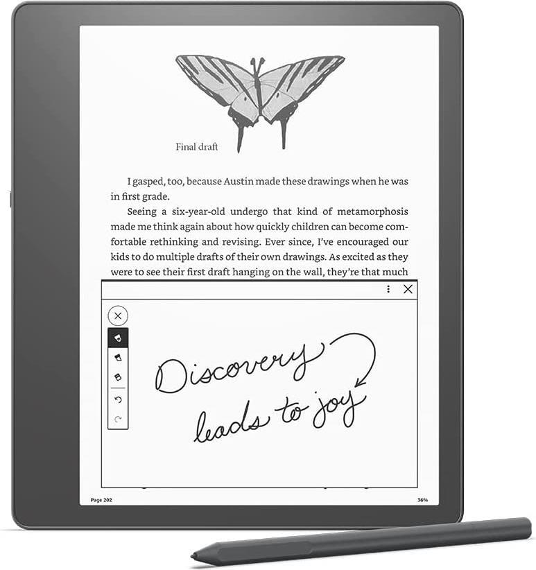 Image of Amazon Kindle Scribe 16GB, ohne Werbung, Premium-Eingabestift, schwarz (B09BRW6QBJ)